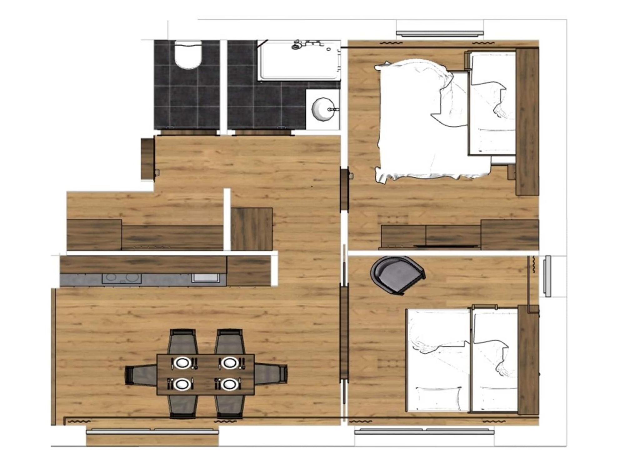 Large Apartment In Sankt Georgen With Balcony Furstau Ngoại thất bức ảnh